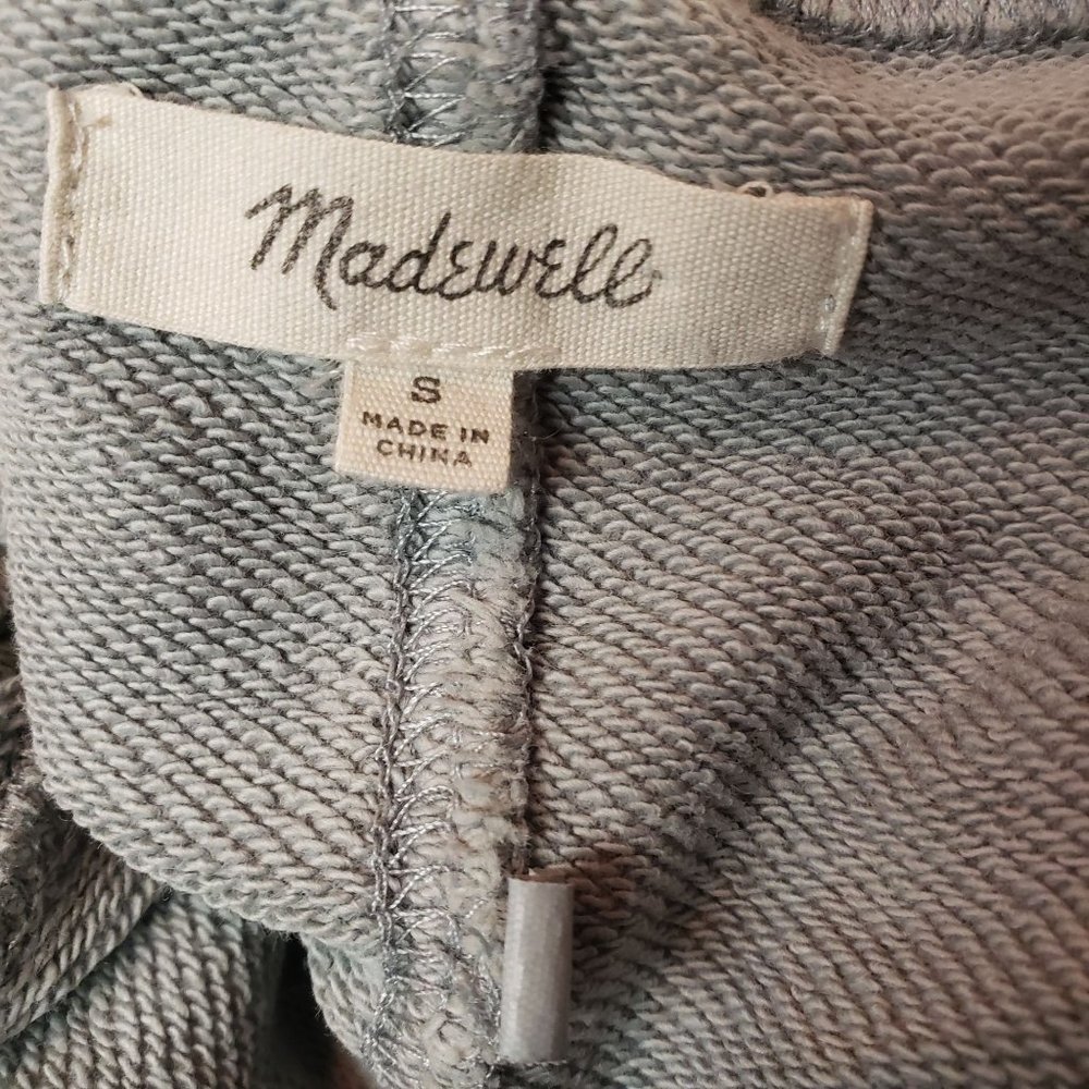 Madewell Sweater size Small oversized Blue gray washed out - Picture 3 of 10
